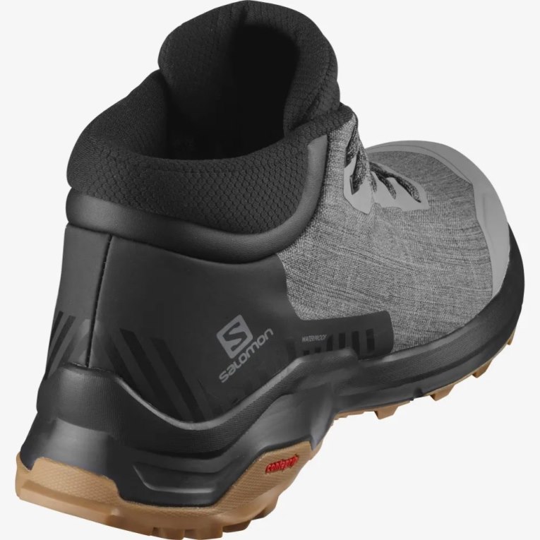 Botas de Invierno Salomon X Reveal Chukka CSWP Hombre Grises Negros | MX VZFC962